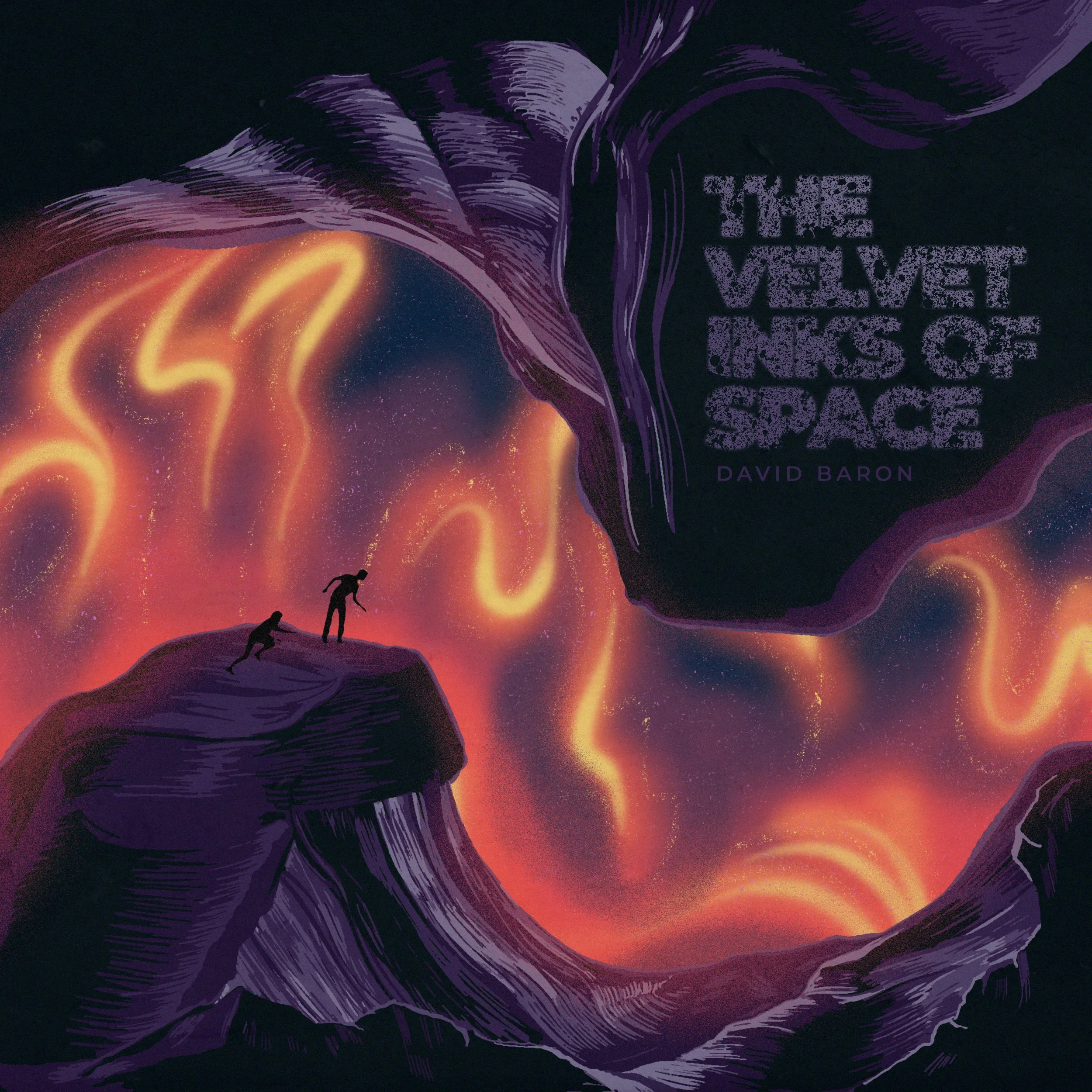 David Baron - The Velvet Inks Of Space – cover art